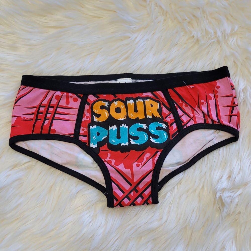 Sour Puss - Crampy Cat Graphic Period Panty